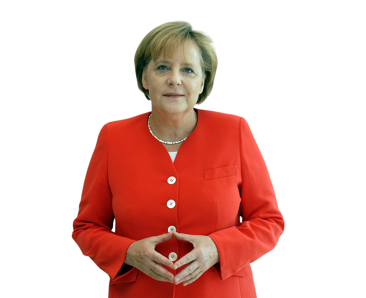 Bild von Angela Merkel mit Raute
